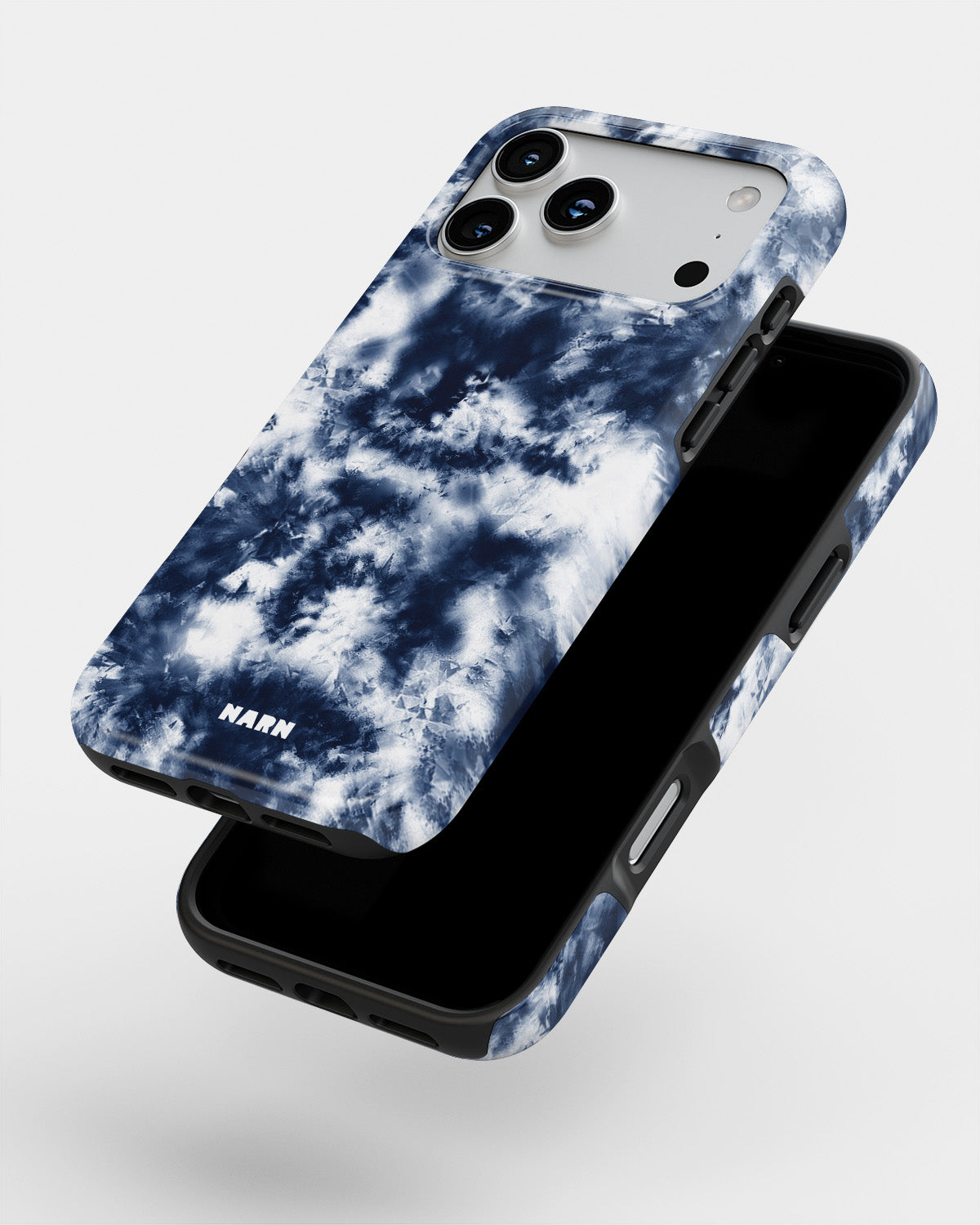 iPhone 18 Pro Max Tough Case – Tie Dye Blue - View 4