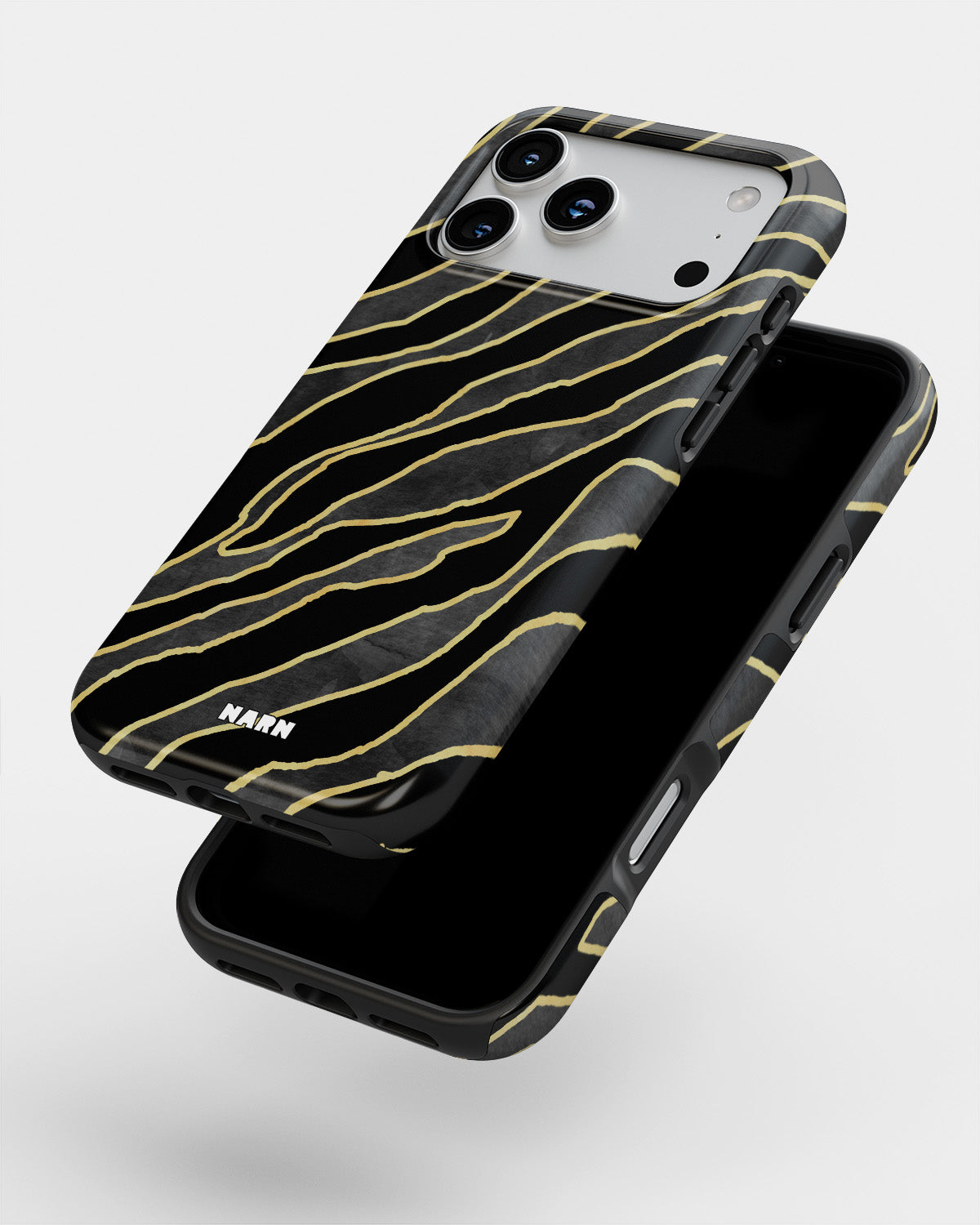 iPhone 18 Pro Max Tough Case – Golden Zebra - View 4
