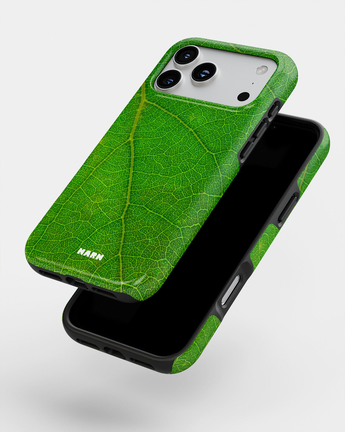 iPhone 18 Pro Max Tough Case – Green Leafy - View 4