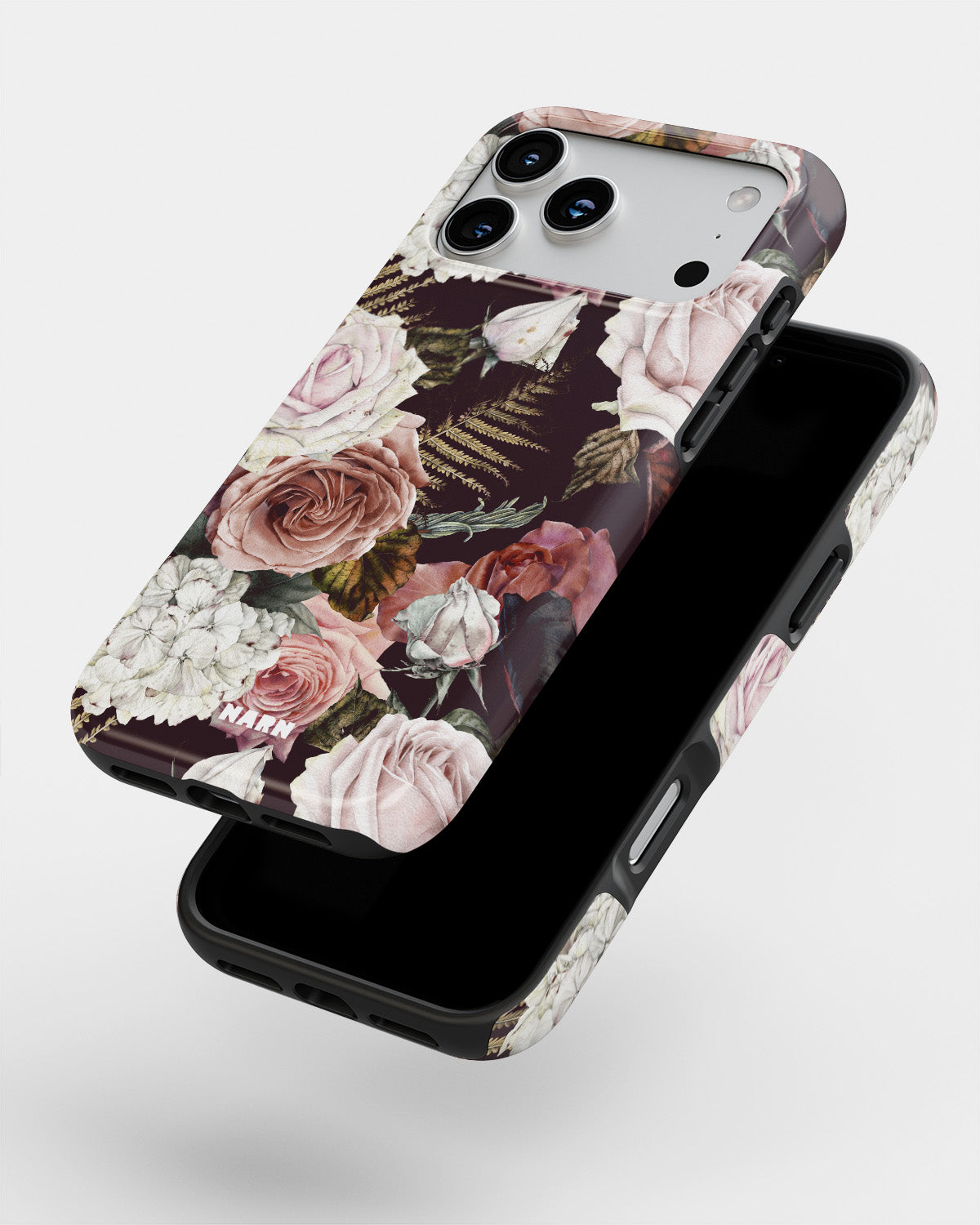 iPhone 18 Pro Max Tough Case – Midnight Roses - View 4