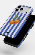 iPhone 18 Pro Max Tough Case – Orange Stripes - View 4