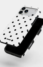 iPhone 18 Pro Max Tough Case – Mono Dots - View 4