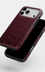iPhone 18 Pro Max Tough Case – Rouge Croc - View 4