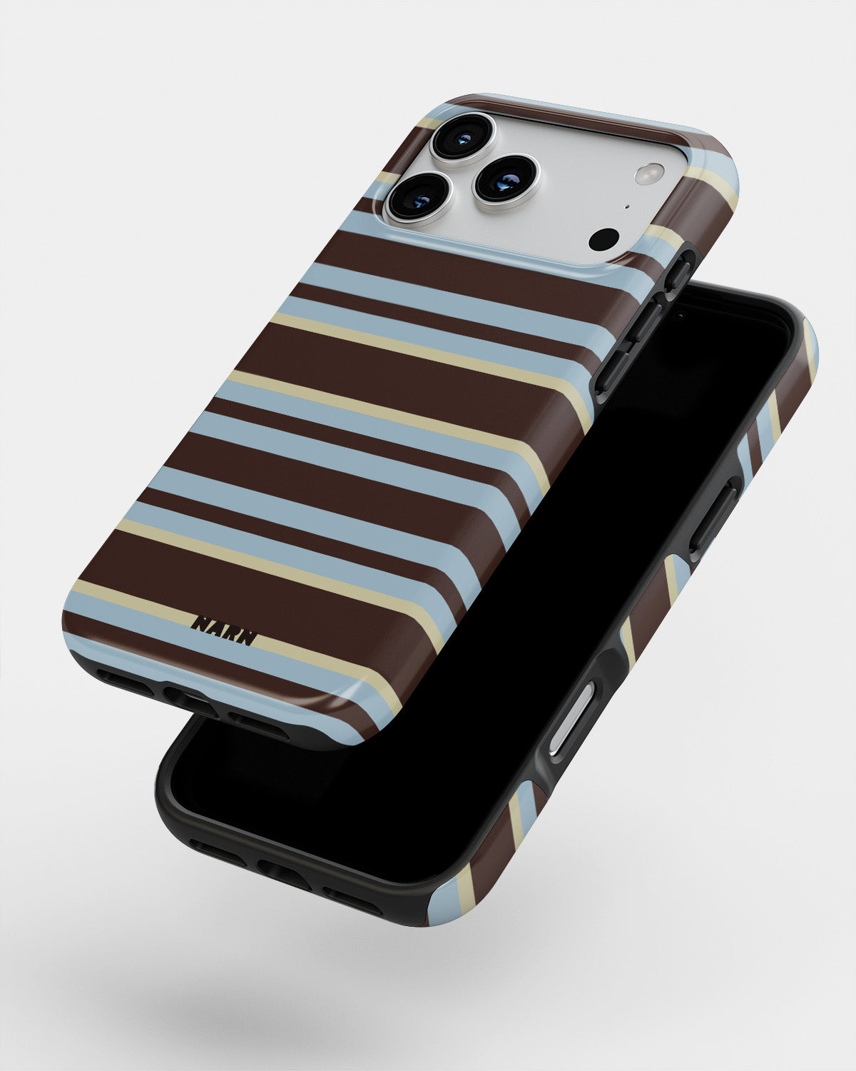 iPhone 18 Pro Max Tough Case – Latte Lines - View 4
