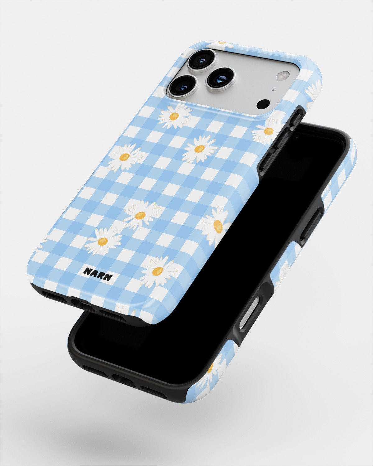 iPhone 18 Pro Max Tough Case – Blue Daisies - View 4
