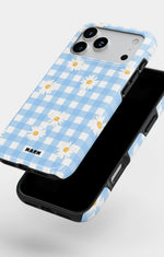 iPhone 18 Pro Max Tough Case – Blue Daisies - View 4
