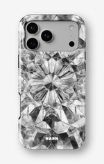 iPhone 18 Pro Tough Case – Grey Crystals - View 1