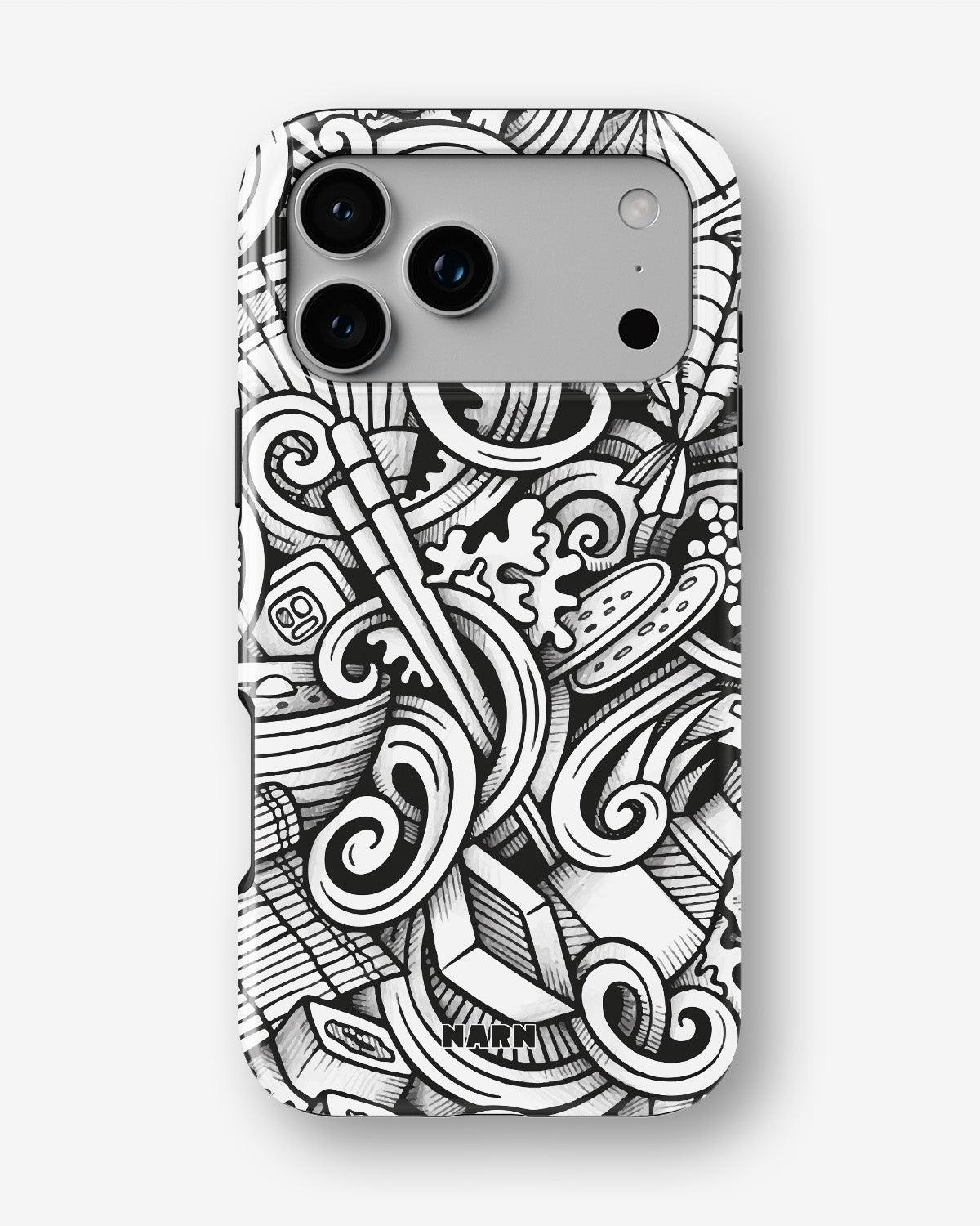 iPhone 18 Pro Tough Case – Japanese Pattern - View 1