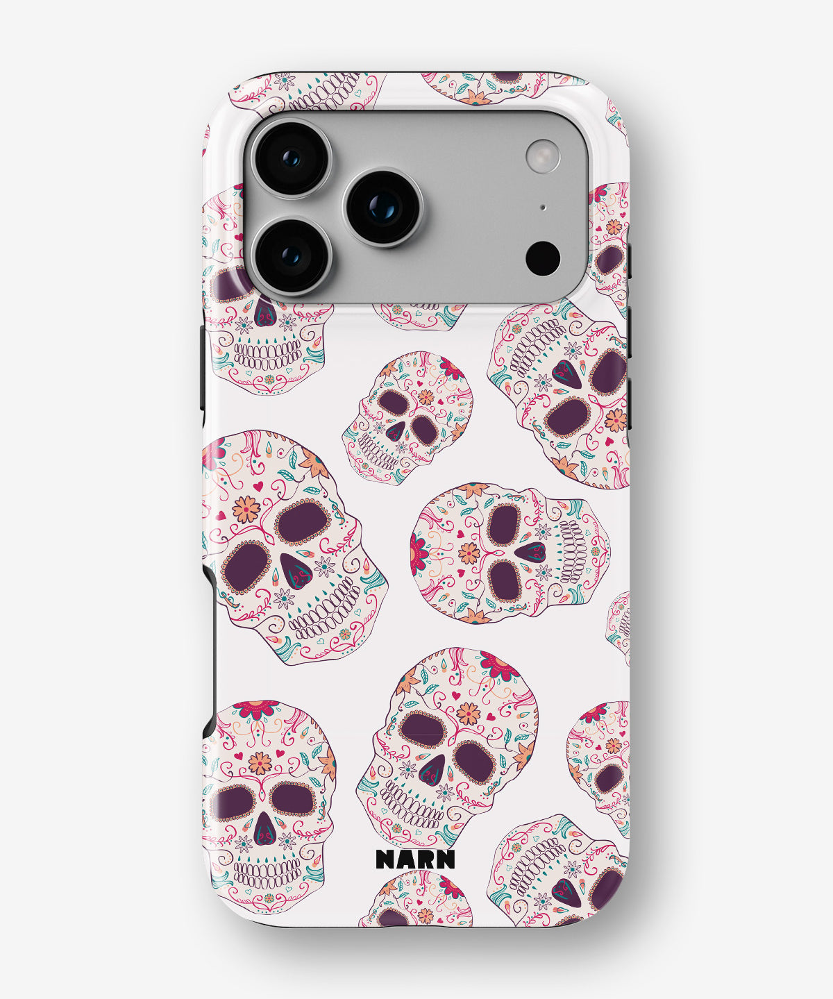 iPhone 18 Pro Tough Case – Calavera Skulls - View 1