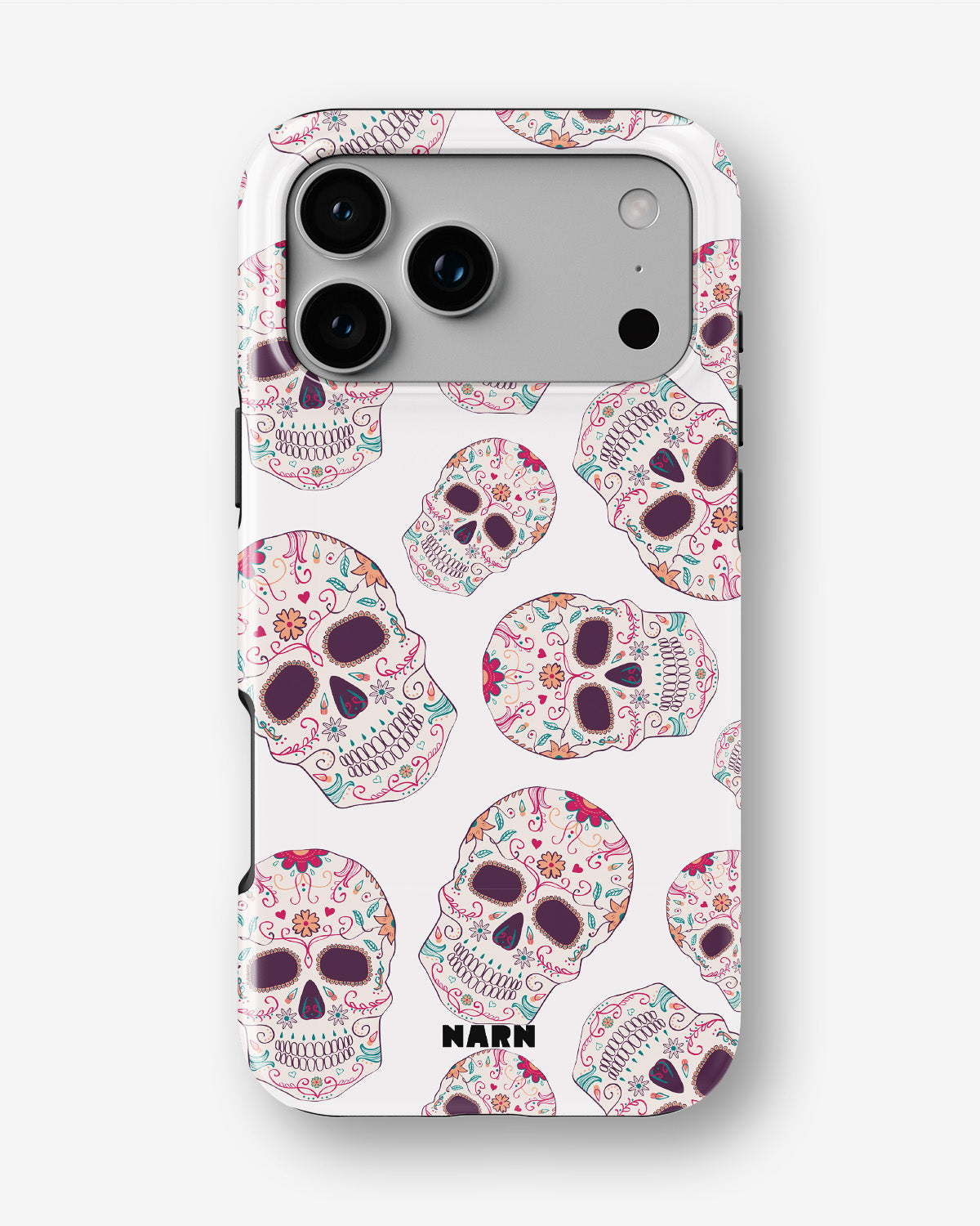 iPhone 18 Pro Tough Case – Calavera Skulls - View 1
