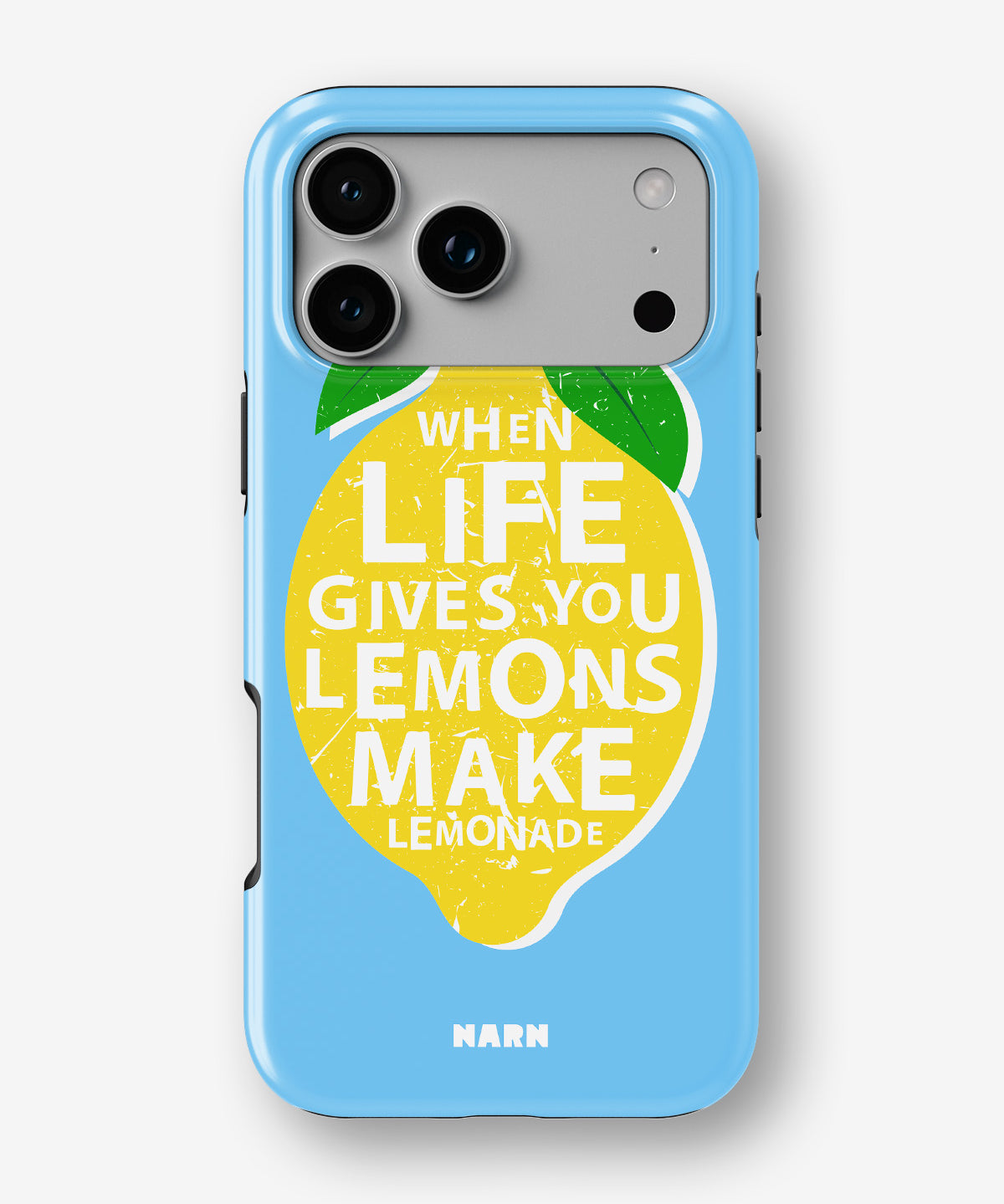 iPhone 18 Pro Tough Case – Lemon Quote - View 1