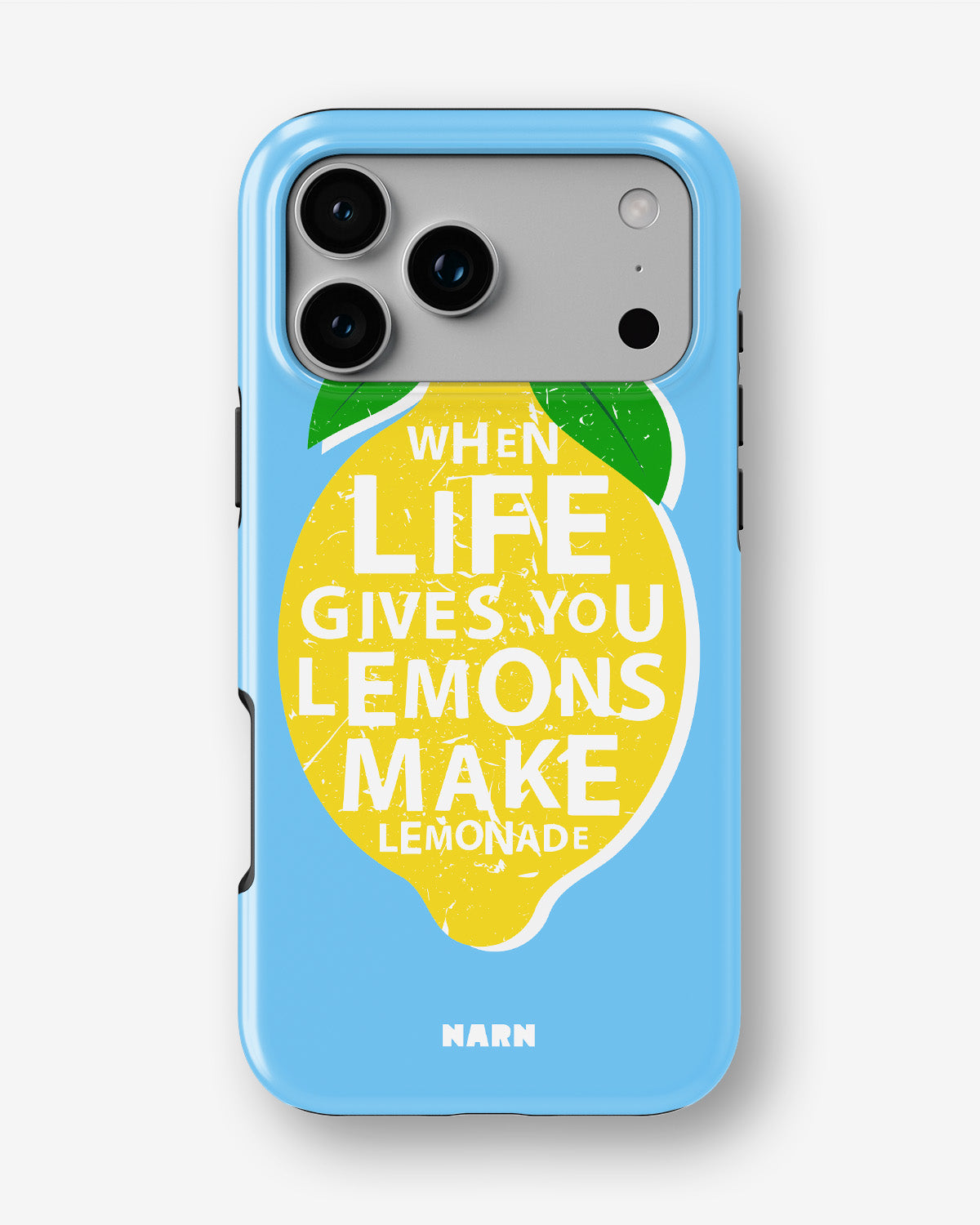 iPhone 18 Pro Tough Case – Lemon Quote - View 1