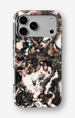 iPhone 18 Pro Tough Case – Marble Brown - View 1