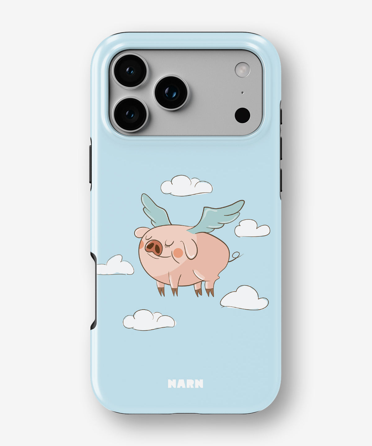 iPhone 18 Pro Tough Case – Dreamy Pig - View 1