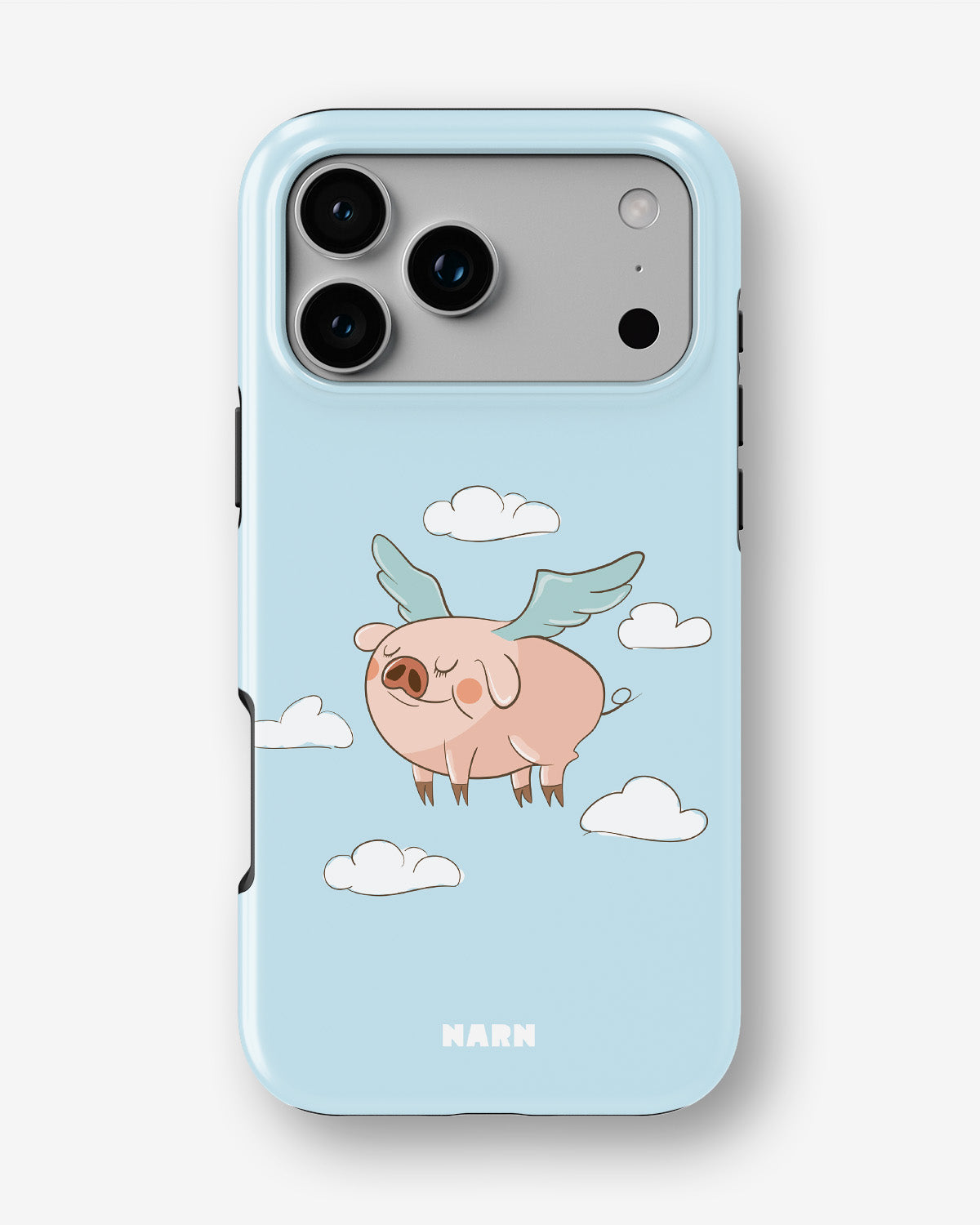 iPhone 18 Pro Tough Case – Dreamy Pig - View 1