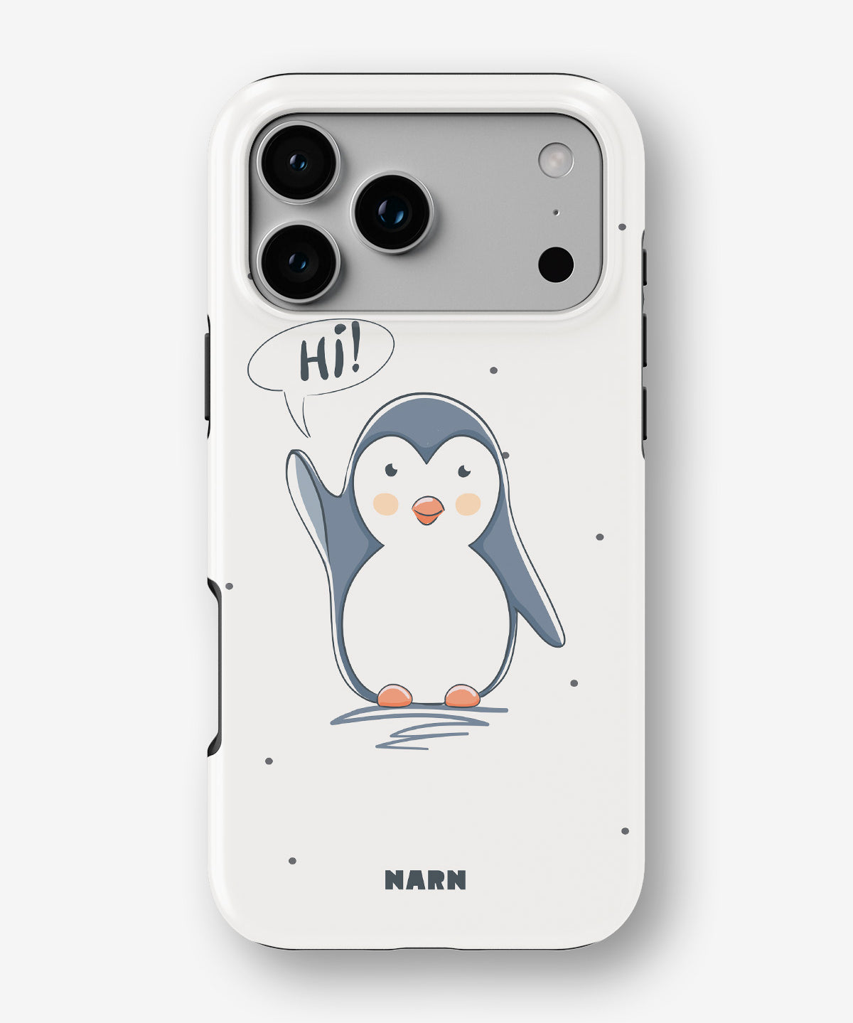 iPhone 18 Pro Tough Case – Cute Penguin - View 1