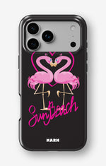 iPhone 18 Pro Tough Case – Beach Flamingo - View 1