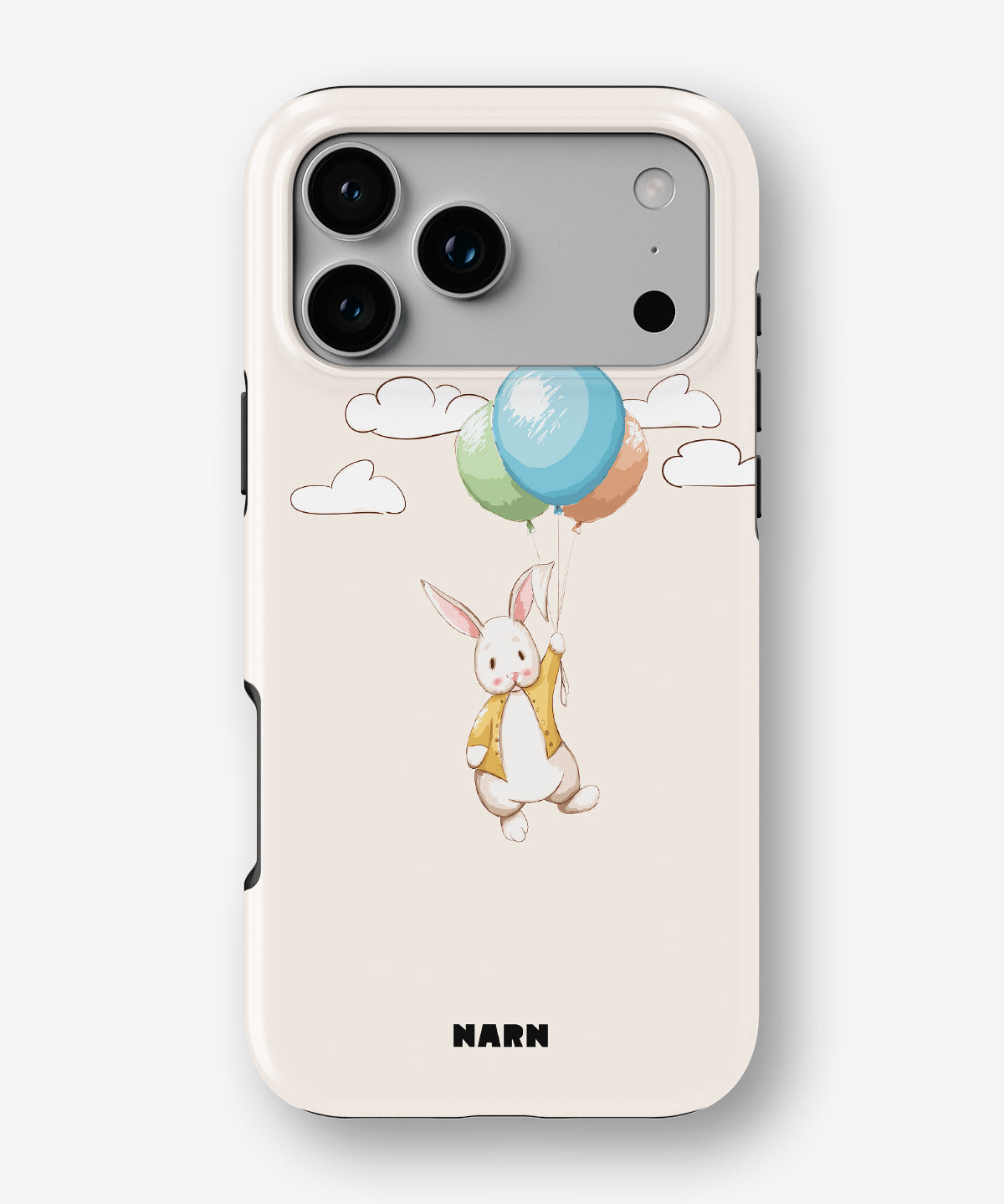 iPhone 18 Pro Tough Case – Flying Rabbit - View 1