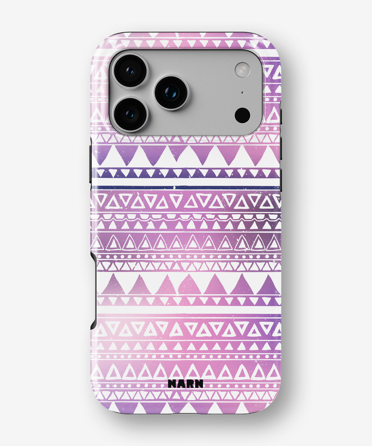 iPhone 18 Pro Tough Case – Purple Aztec - View 1