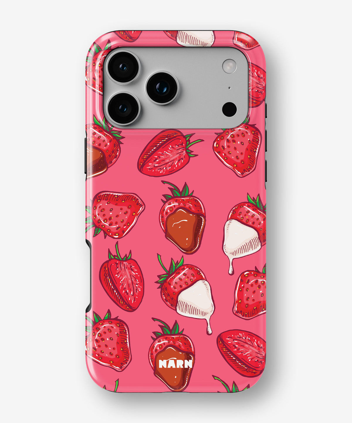 iPhone 18 Pro Tough Case – Strawberry Chocolate - View 1