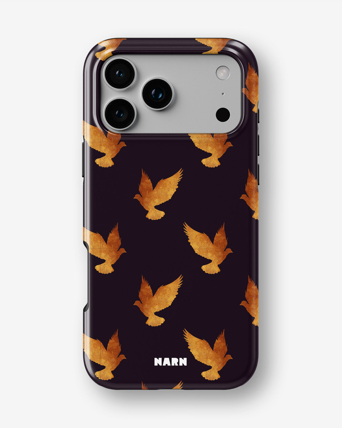iPhone 18 Pro Tough Case – Royal Doves - View 1
