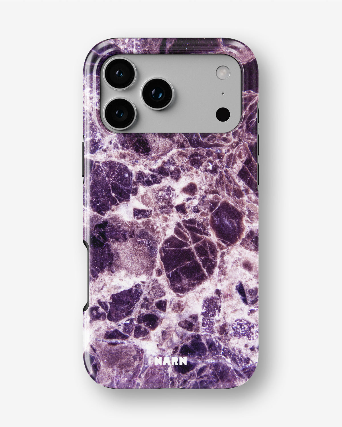 iPhone 18 Pro Tough Case – Purple Marble - View 1