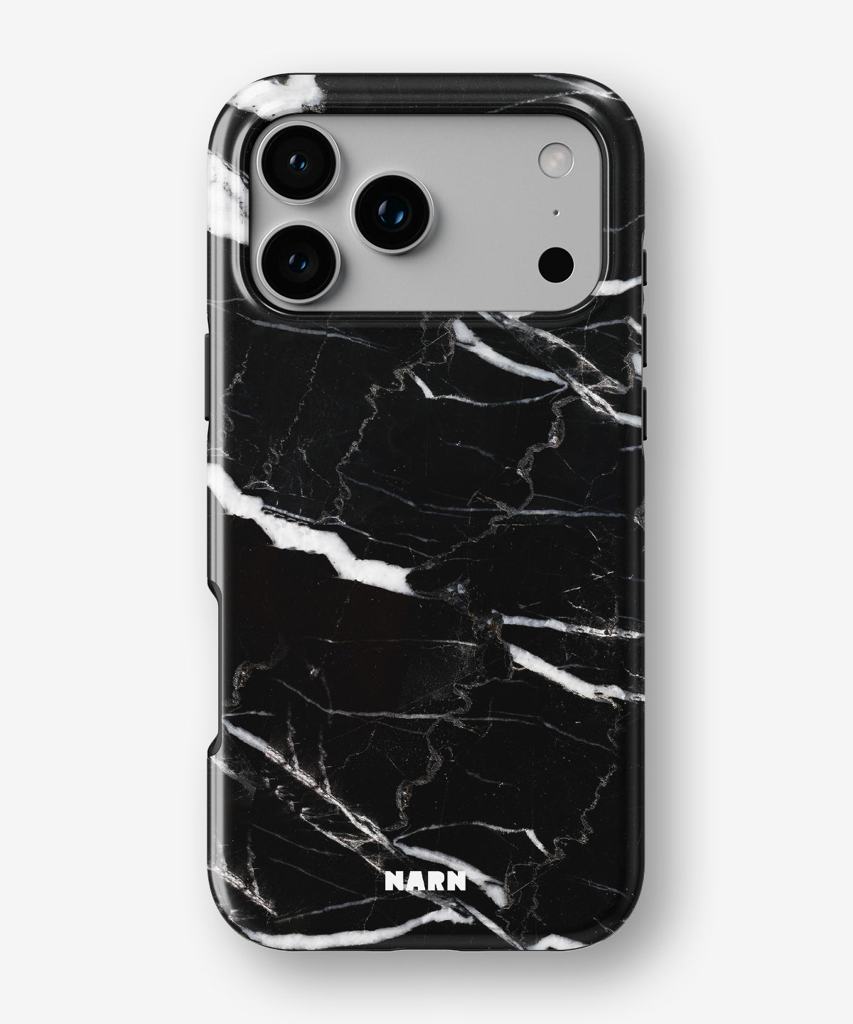 iPhone 18 Pro Tough Case – Black Marble - View 1
