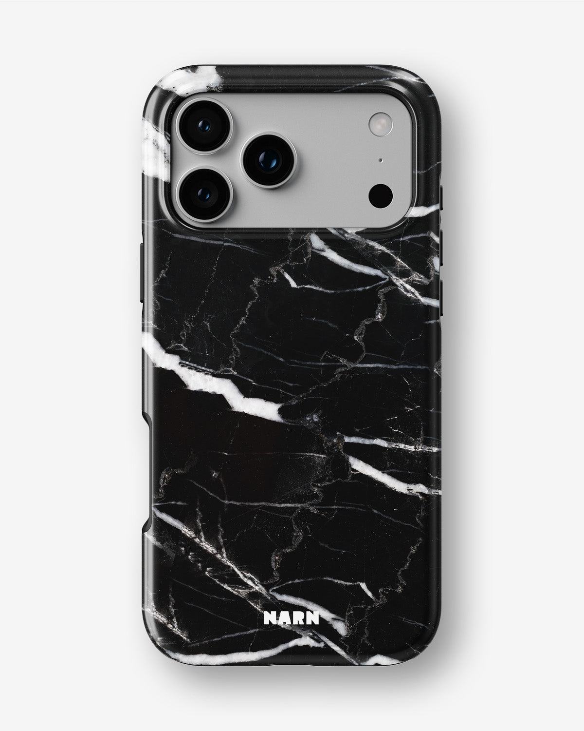 iPhone 18 Pro Tough Case – Black Marble - View 1