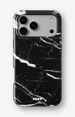 iPhone 18 Pro Tough Case – Black Marble - View 1