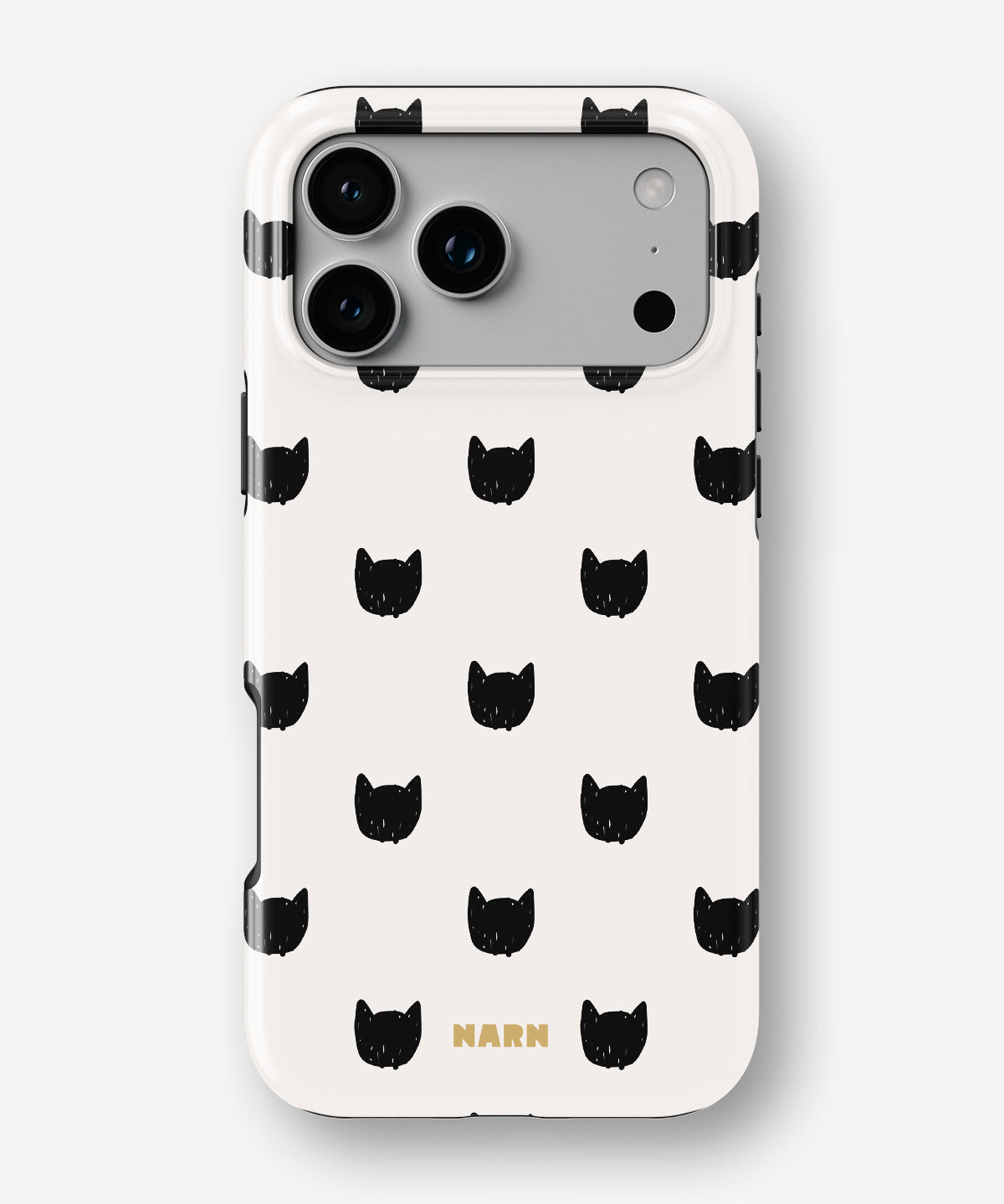 iPhone 18 Pro Tough Case – Kitty Dots - View 1