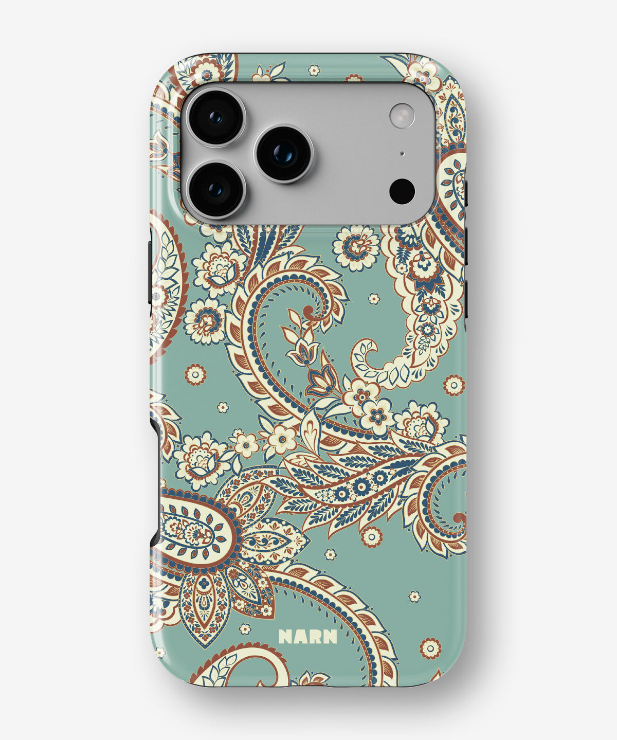 iPhone 18 Pro Tough Case – Paisley Green - View 1