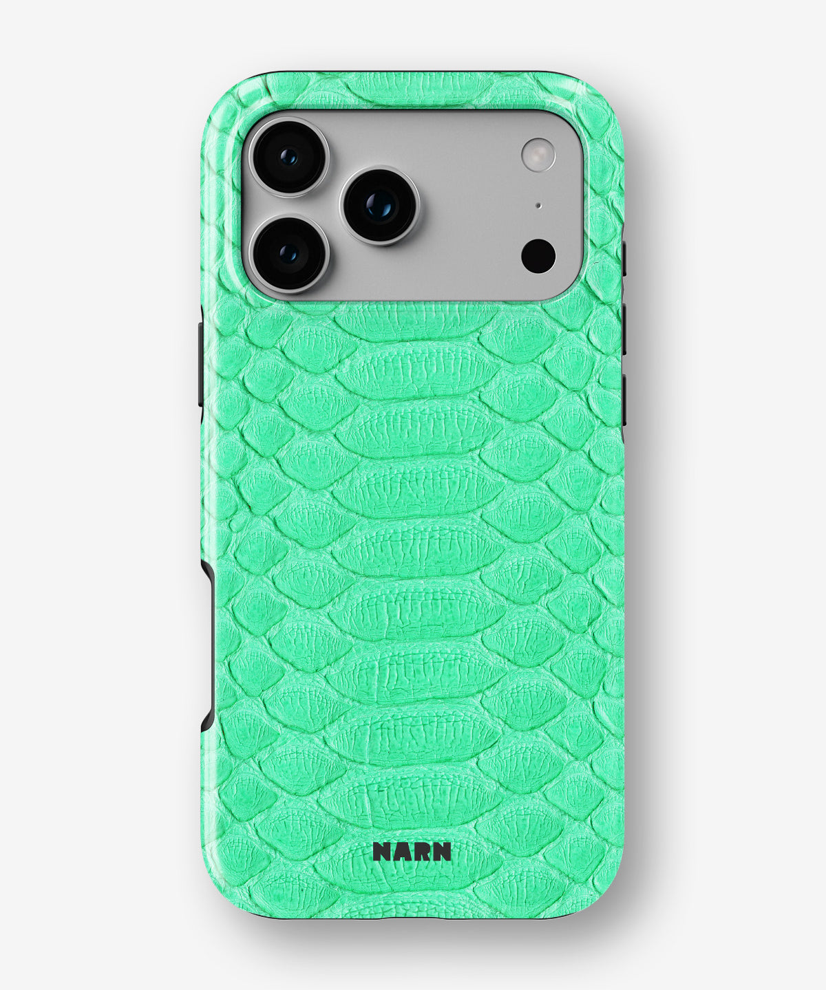 iPhone 18 Pro Tough Case – Turquoise Snake - View 1