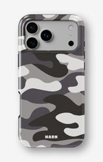 iPhone 18 Pro Tough Case – Grey Camo - View 1