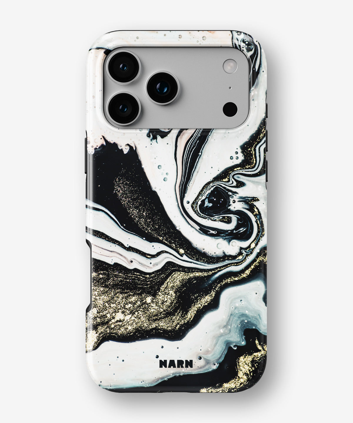 iPhone 18 Pro Tough Case – Golden Swirl - View 1