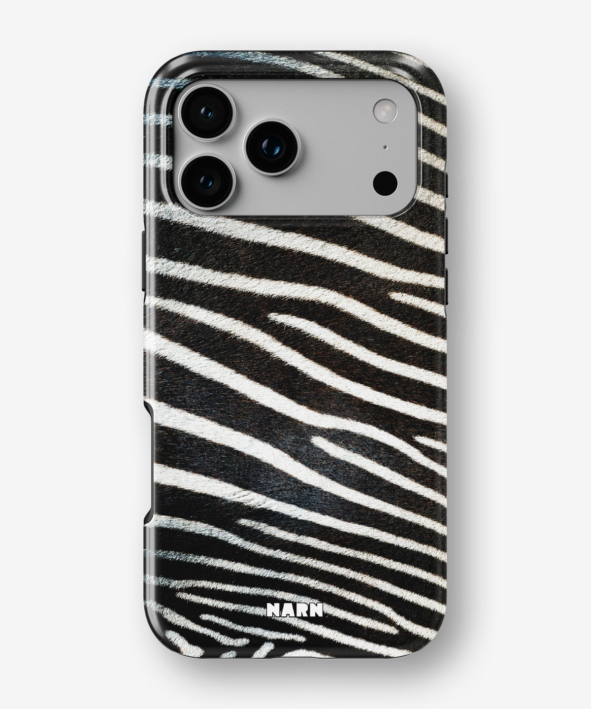 iPhone 18 Pro Tough Case – Zebra Stripe - View 1