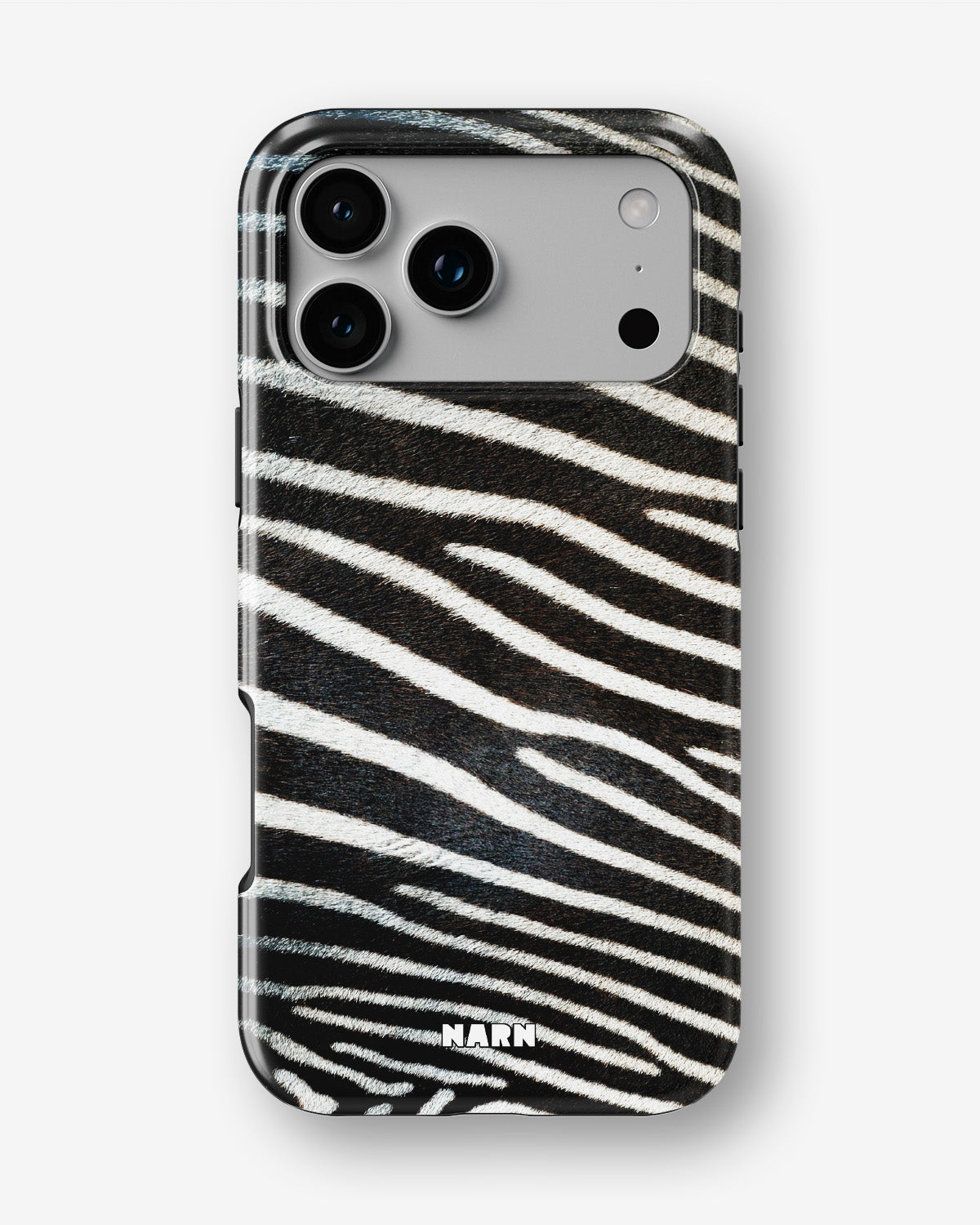 iPhone 18 Pro Tough Case – Zebra Stripe - View 1