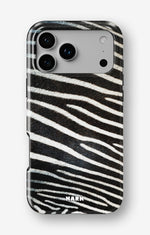 iPhone 18 Pro Tough Case – Zebra Stripe - View 1