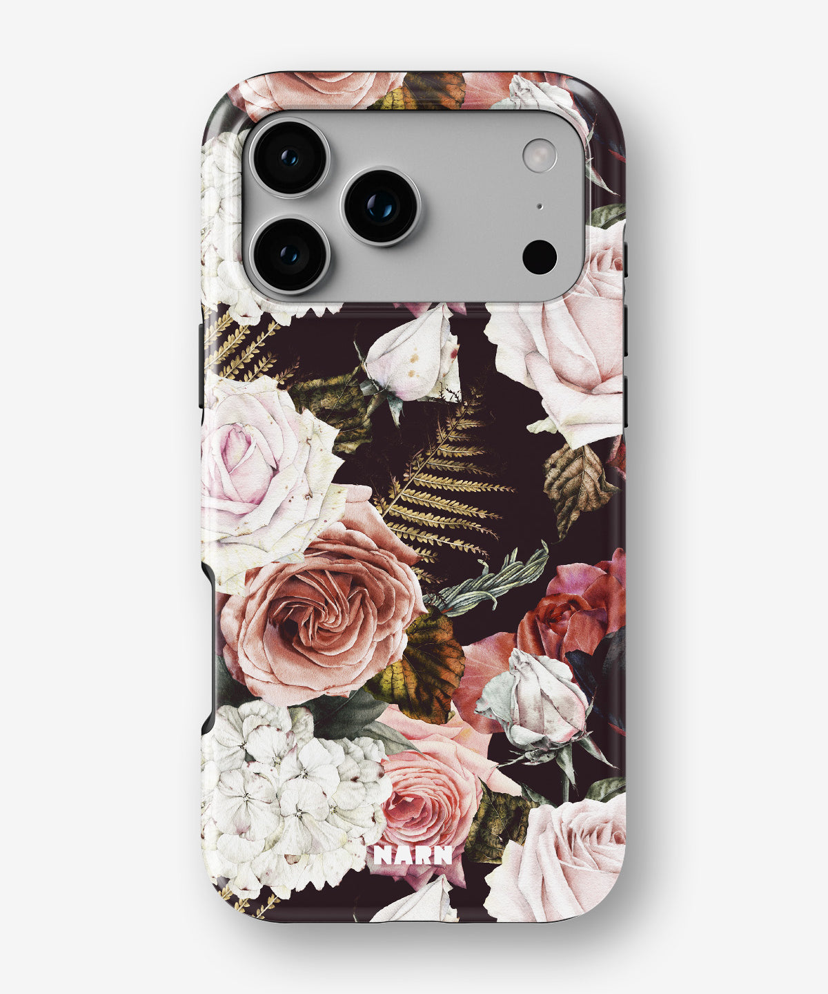 iPhone 18 Pro Tough Case – Midnight Roses - View 1