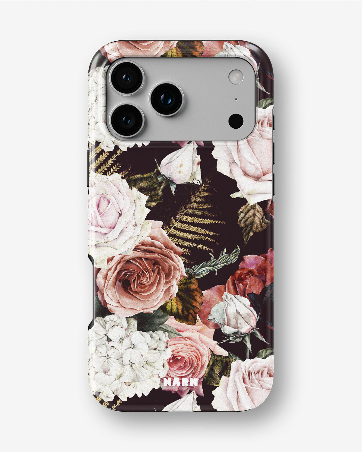 iPhone 18 Pro Tough Case – Midnight Roses - View 1
