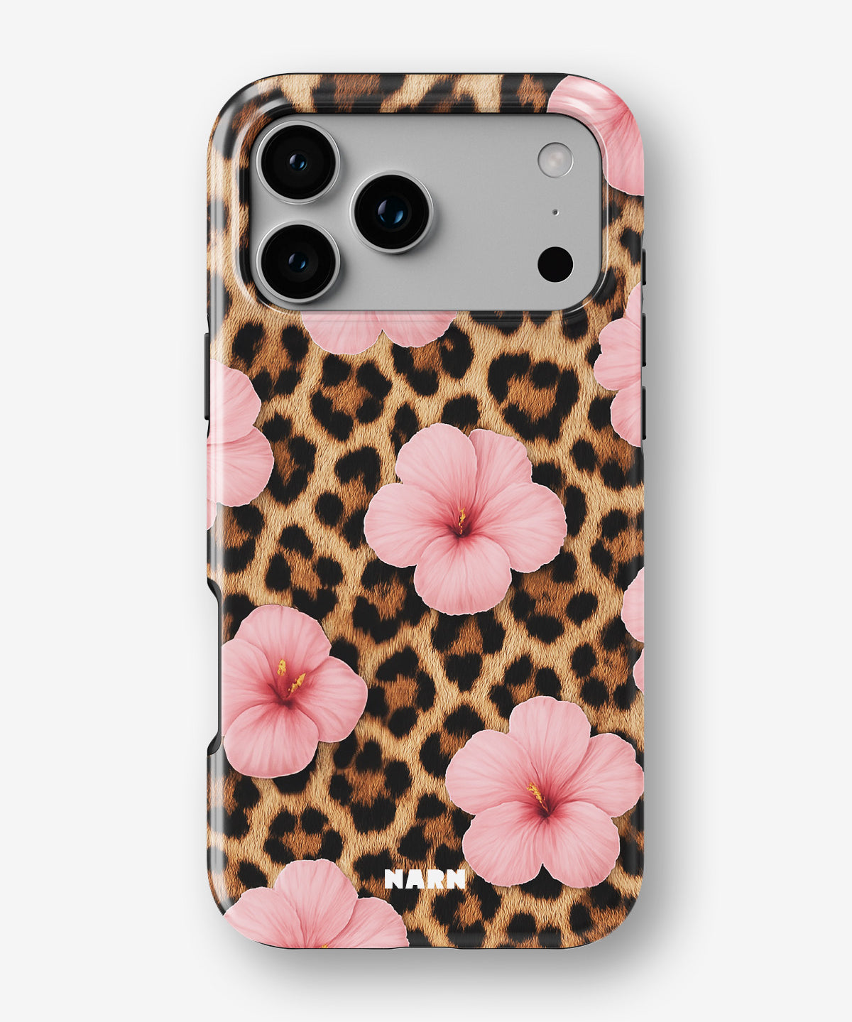 iPhone 18 Pro Tough Case – Leopard Flower - View 1