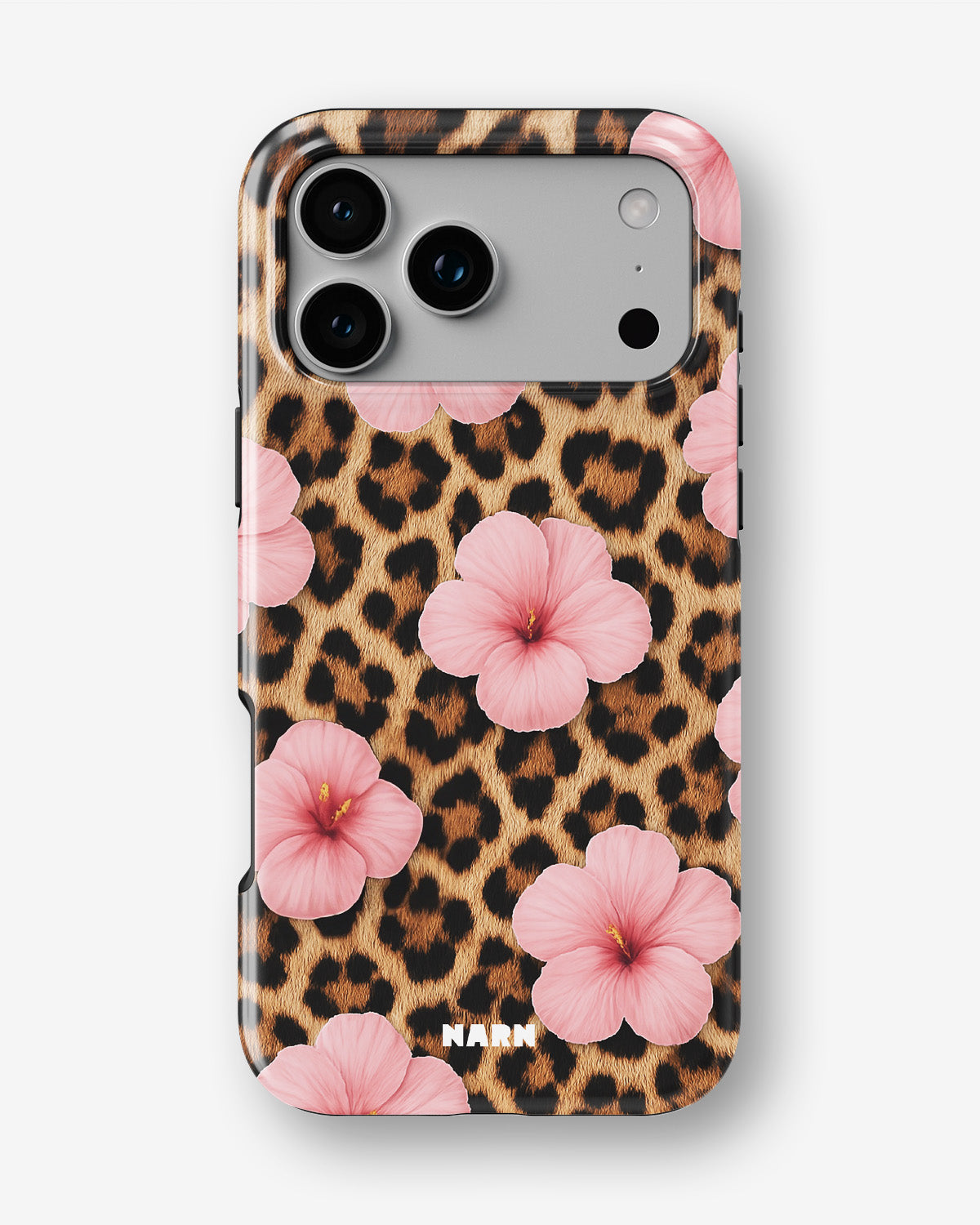 iPhone 18 Pro Tough Case – Leopard Flower - View 1