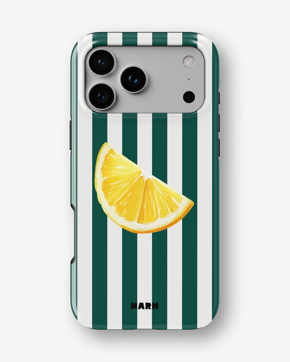 iPhone 18 Pro Tough Case – Lemon Stripes - View 1