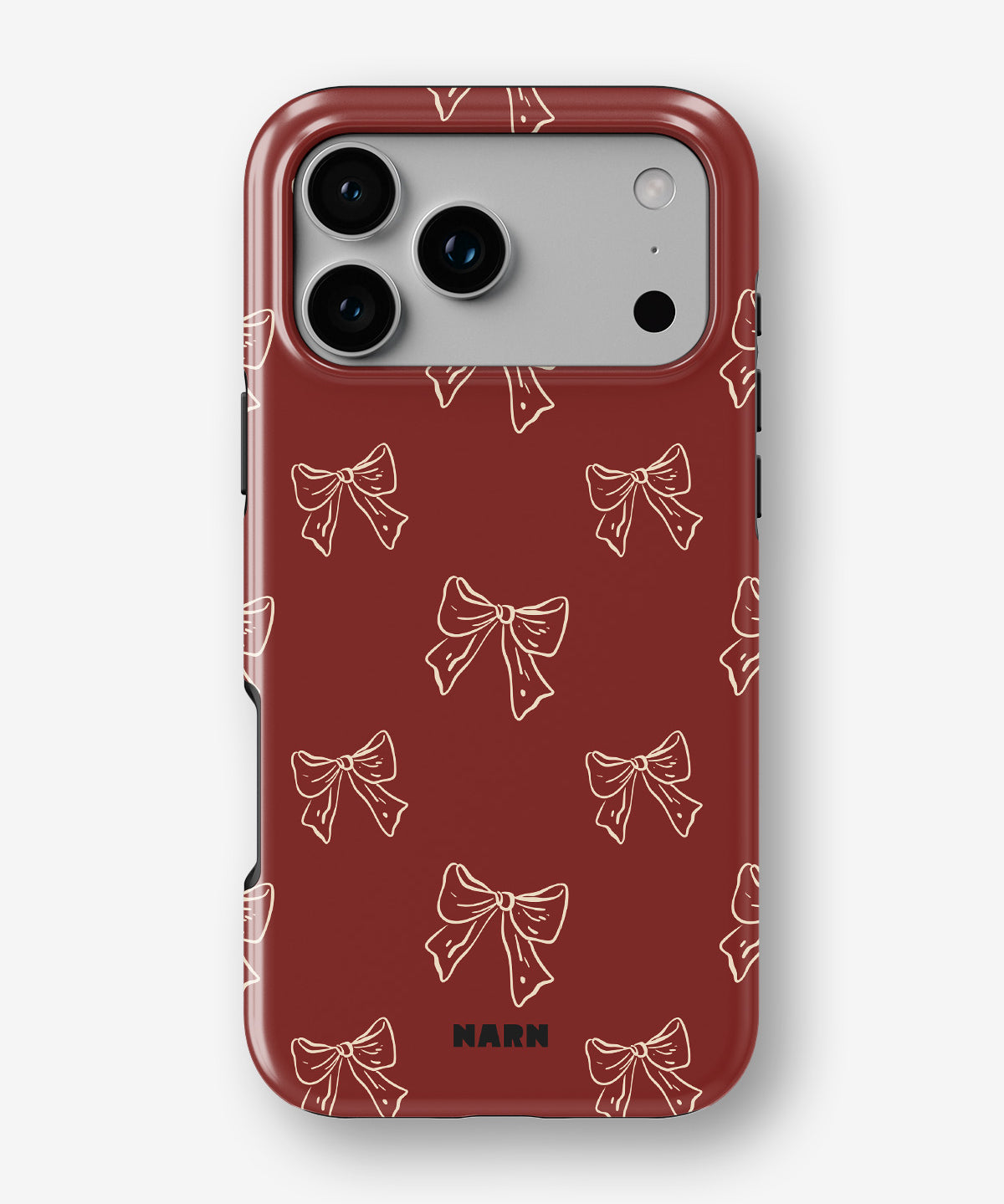iPhone 18 Pro Tough Case – Cherry Bows - View 1