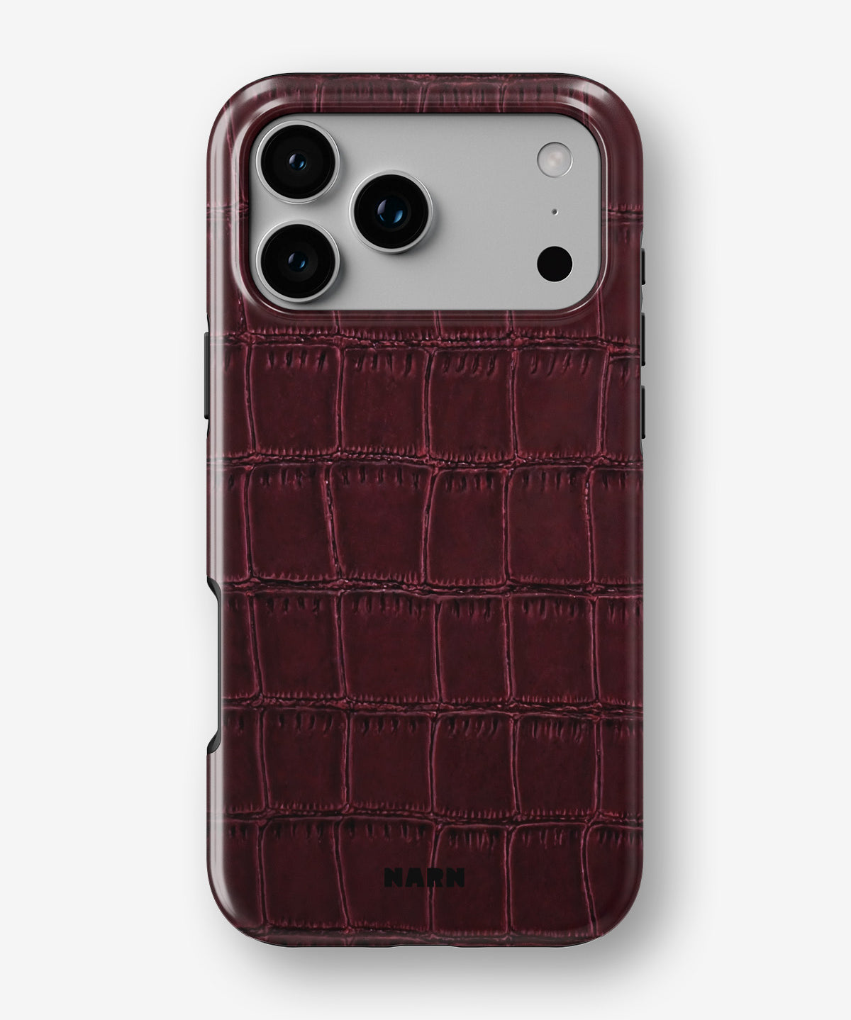 iPhone 18 Pro Tough Case – Rouge Croc - View 1