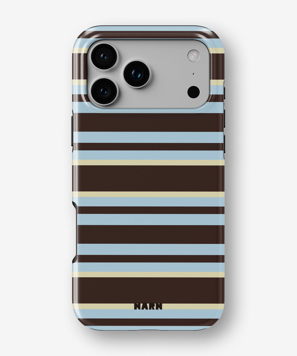 iPhone 18 Pro Tough Case – Latte Lines - View 1