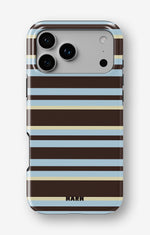 iPhone 18 Pro Tough Case – Latte Lines - View 1