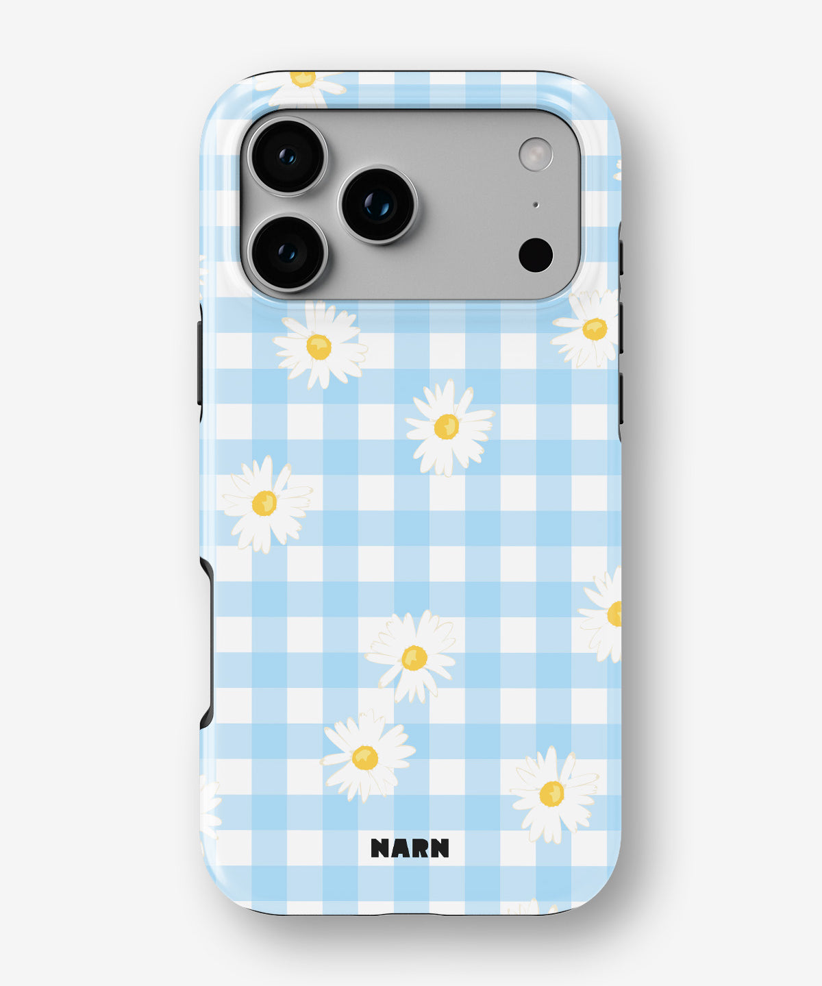 iPhone 18 Pro Tough Case – Blue Daisies - View 1