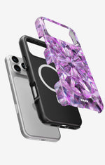 iPhone 18 Pro Tough Case – Lavender Crystals - View 2