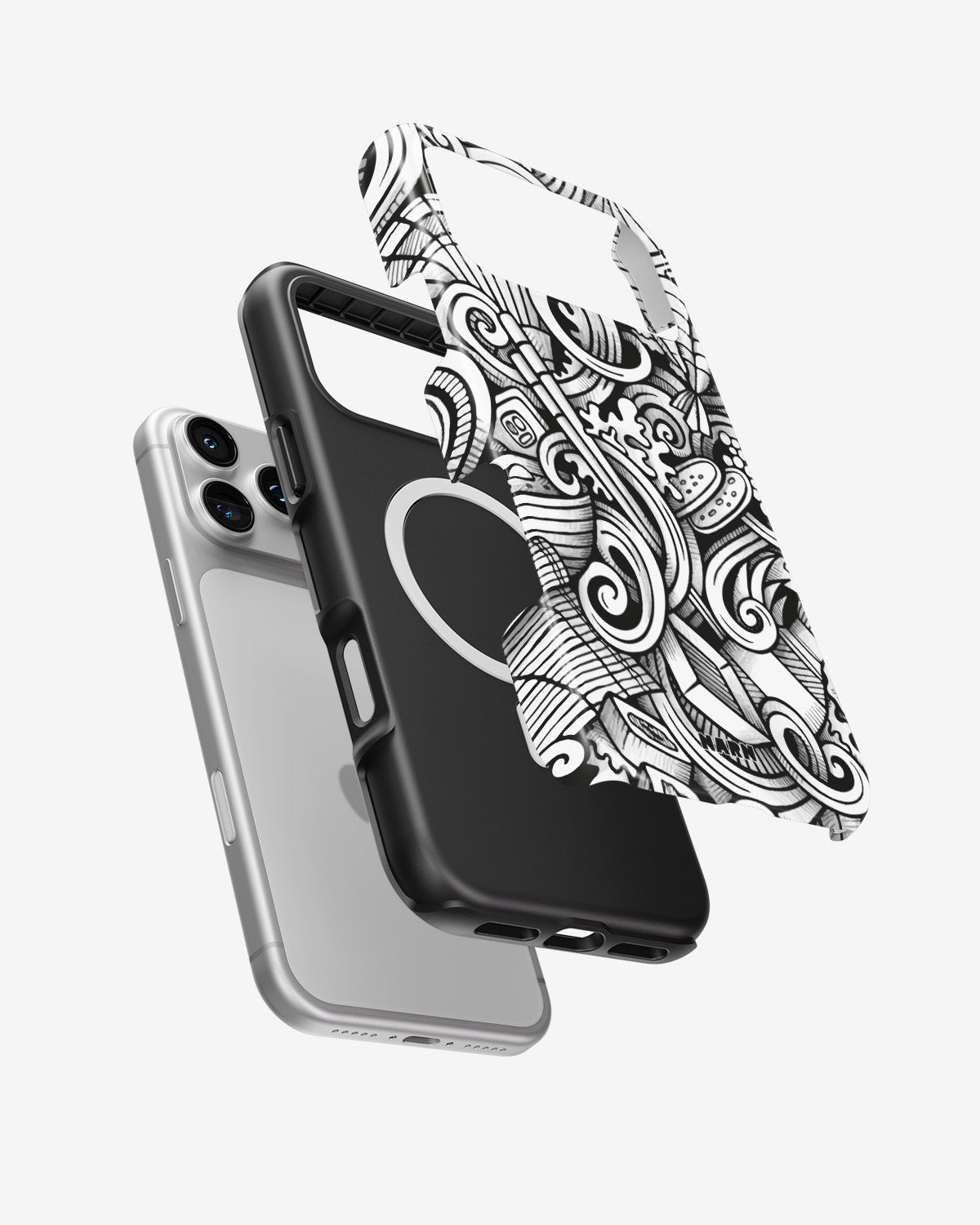 iPhone 18 Pro Tough Case – Japanese Pattern - View 2