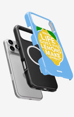 iPhone 18 Pro Tough Case – Lemon Quote - View 2